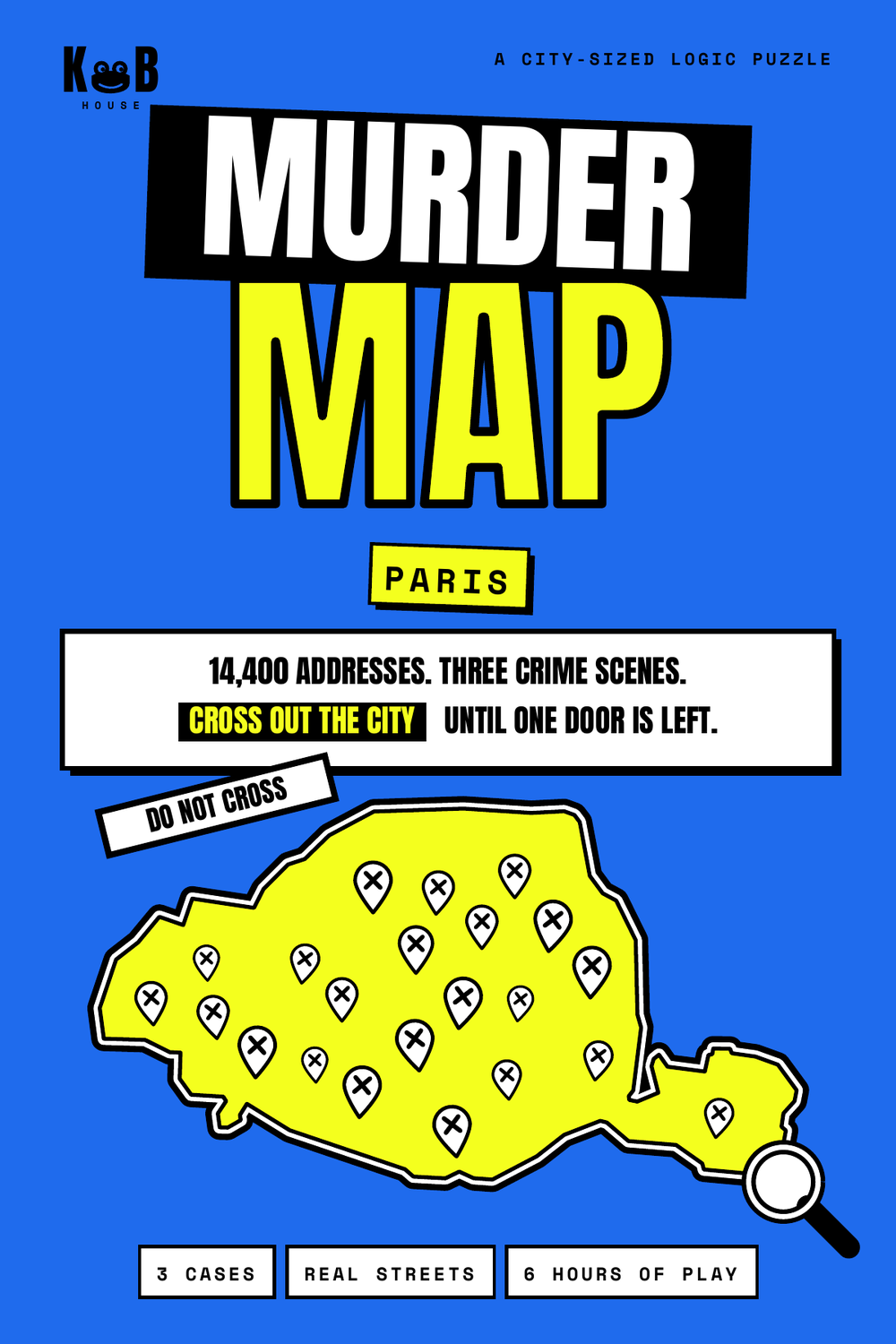 Murder Map: Paris, paperback cover